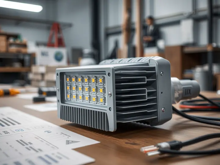 宝吉200W LED路灯模块特写