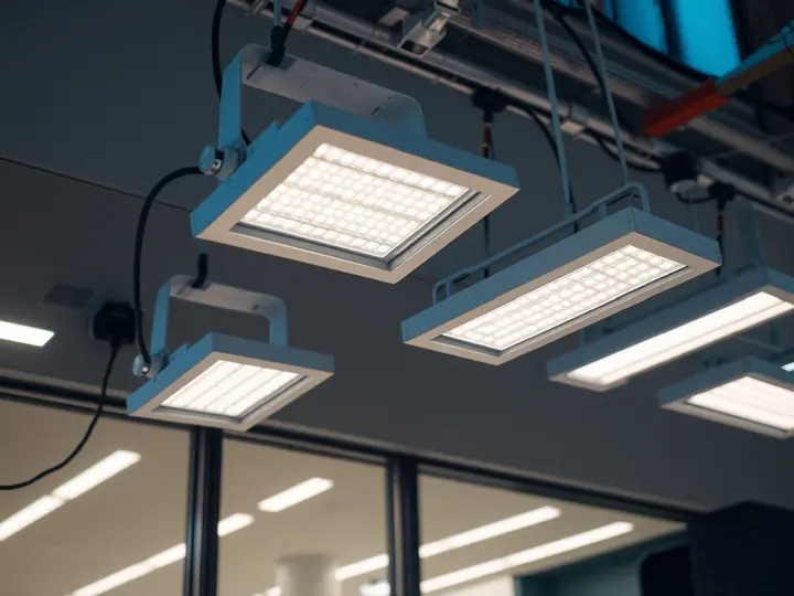 RGBW投光灯与线形灯安装细节