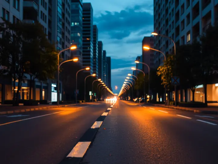 LED路灯在城市道路照明中的实际效果