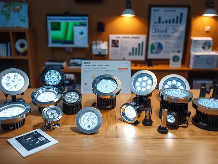 公园照明常用LED灯具样品